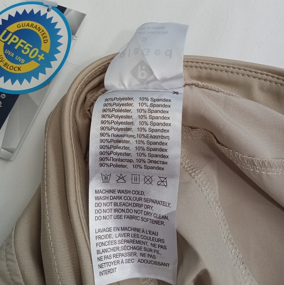 RlaGed Pants Capri Activewear Stretch UPF 50 Zippered Pockets Drawstring Small - Picture 12 of 16